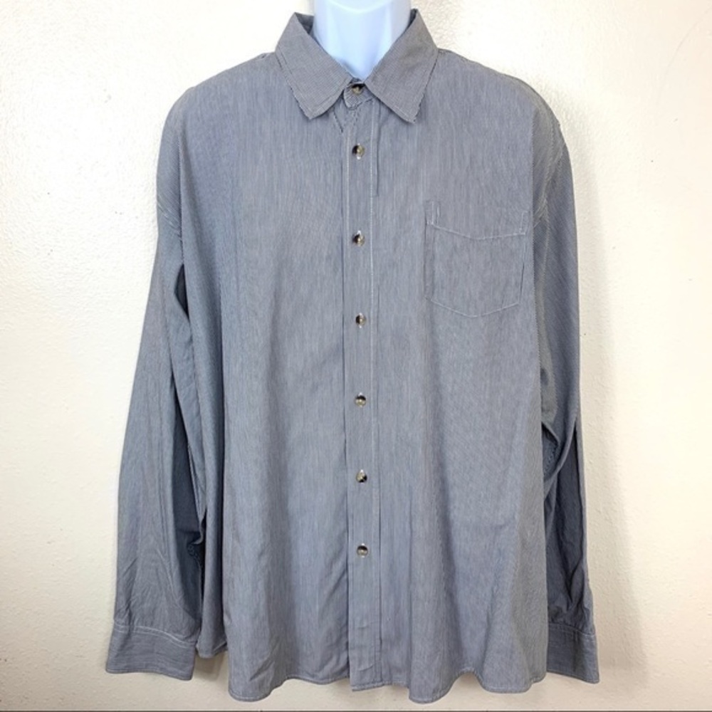 Wrangler Jeans Men’s shirt Gray long sleeve XXL